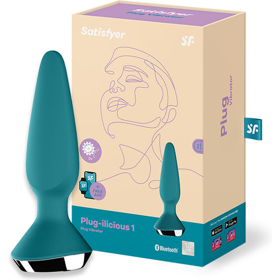 Plug Anal Vibrador Plug-ilicious 1 Petrol - Satisfyer Hola Princesa Plug Anal Vibrador Plug-ilicious 1 Petrol - Satisfyer Hola Princesa