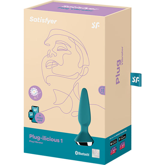 Plug Anal Vibrador Plug-ilicious 1 Petrol - Satisfyer - 6