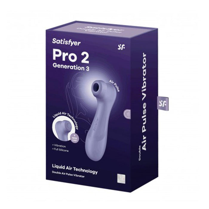 Pro 2 Generación 3 - Vibrador Air Pulse - Violeta - Satisfyer - 1