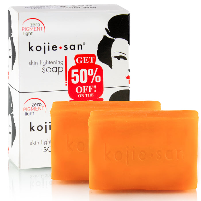 Pastillas de Jabón de Ácido Kójico - Skin Lightening Soap - Kojie San : 2x 135gr - 1