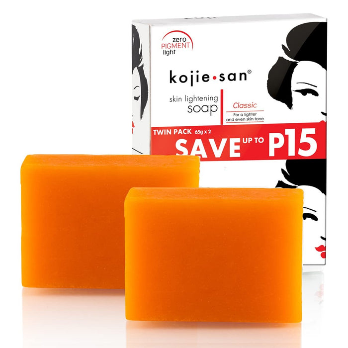 Pastillas de Jabón de Ácido Kójico - Skin Lightening Soap - Kojie San : 2x 65gr - 1