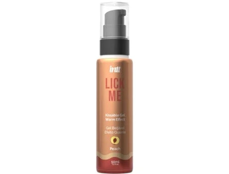 Gel Comestible Lick Me Sabor Melocotón Efecto Calor - Intt - 1