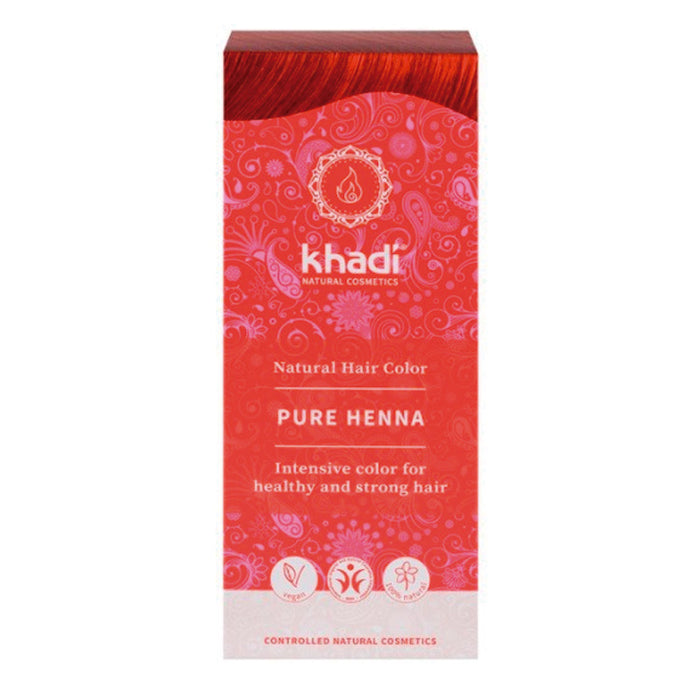 Henna Natural 100% Pura. Rojo. 100 gr - Khadi - 1