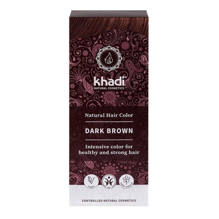 Herbal Color Castaño Oscuro. 100 gr - Khadi - 1