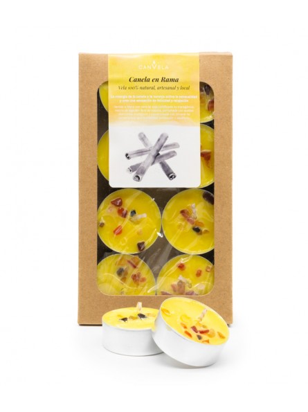 Velas de Té Aromatizadas CanVela - Khadi : Canela en Rama - 1