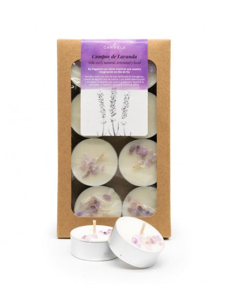 Velas de Té Aromatizadas CanVela - Khadi : Campos de Lavanda - 1