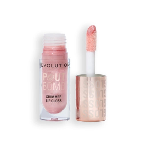 Brillo Labio Líquido Shimmer Bomb Gloss - Make Up Revolution : Shine Pink - 1