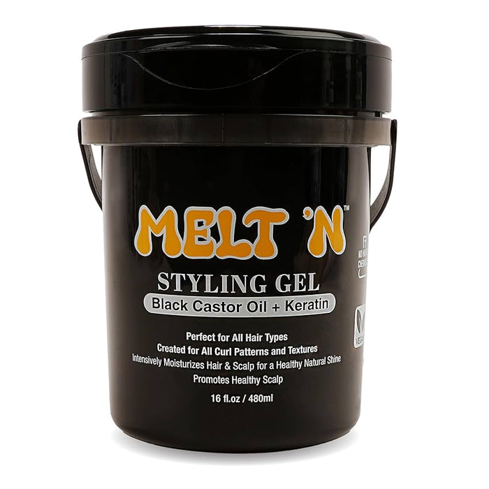Gel Definidor Melt’N Styling Gel Black 480 ml - Ebin New York : Black 480ml - 1