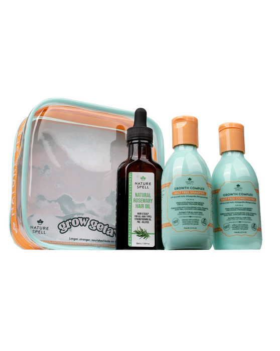 Growth Complex Travel Gift Set - Travel 3 piezas - 95 ml x2 & 50 ml - Nature Spell - 1