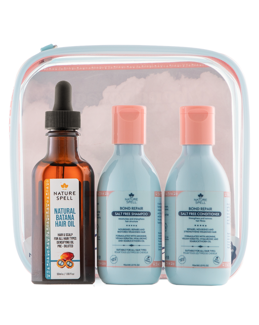 Bond Repair Travel Gift Set - Travel Kit 3 piezas - 95 ml + 95 ml + 50 ml - Nature Spell - 1
