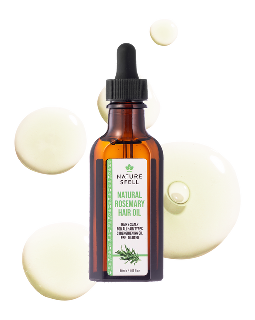 Travel Size Rosemary Oil for Hair - 50ml - Nature Spell - 1