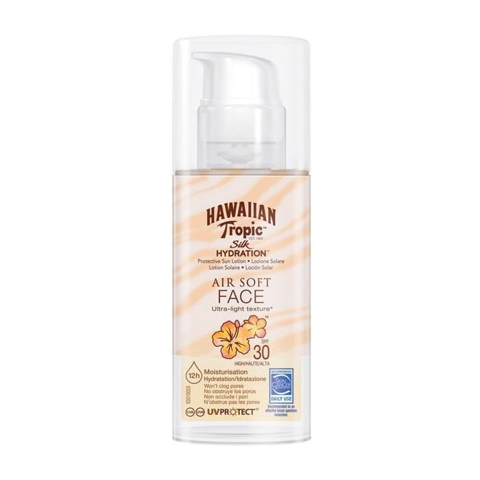 Protector Solar Facial Silk Face SPF30 50ml - Hawaiian Tropic - 1