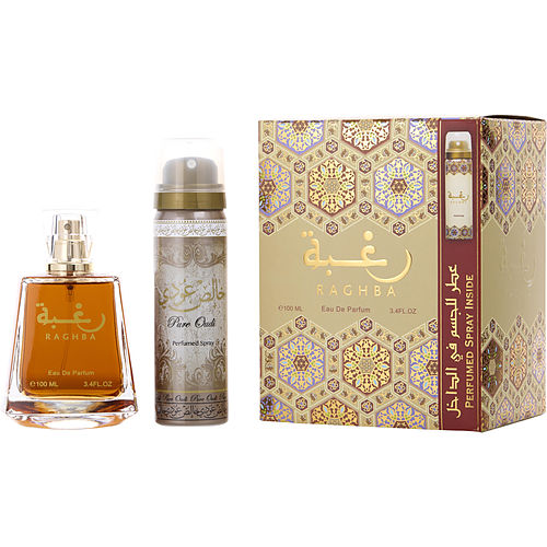 Raghba Eau de Parfum 100ml + Raghba Perfumed Spray 50ml - Lattafa - 1