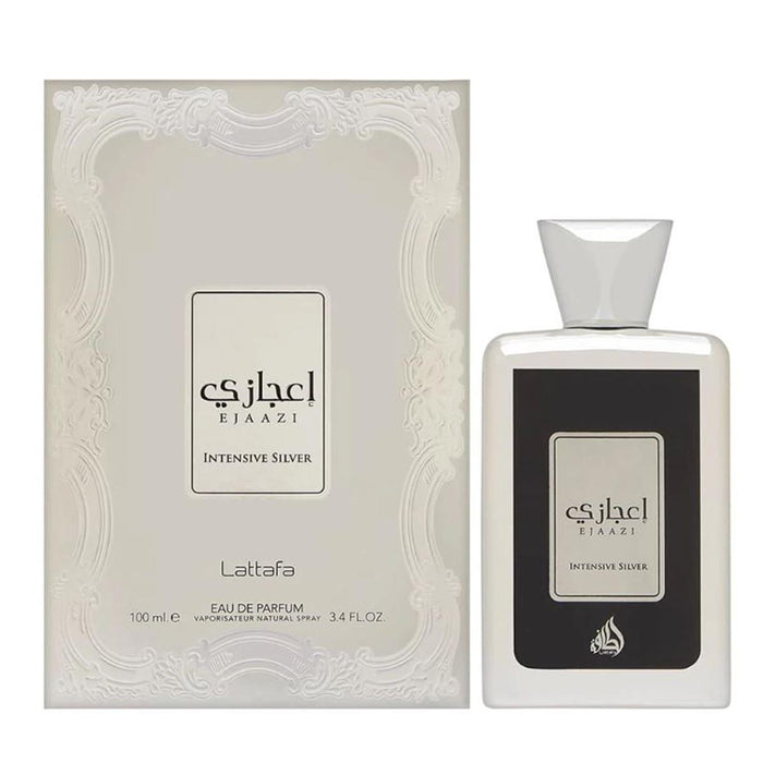 Ejaazi Intensive Silver Eau de Parfum 100ml Vaporizador - Lattafa - 1