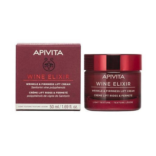 Wine Elixir Wrinkle & Firmness Lift Cream Light Texture 50 M - Apivita - 1