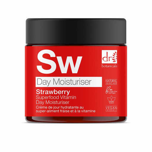 Strawberry Superfood Vitamin C Day Moisturiser 60 ml - Dr Botanicals - 1