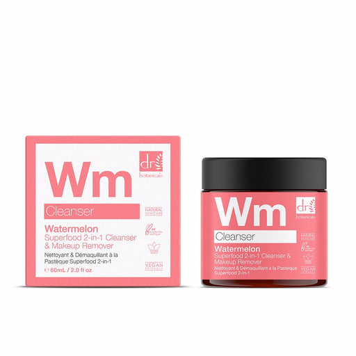 Watermelon Superfood 2-in-1 Cleanser & Makeup Remover 60 ml - Dr Botanicals - 1