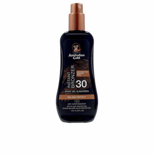Sunscreen Spf30 Spray Gel with Instant Bronzer 237 ml - Australian Gold - 1