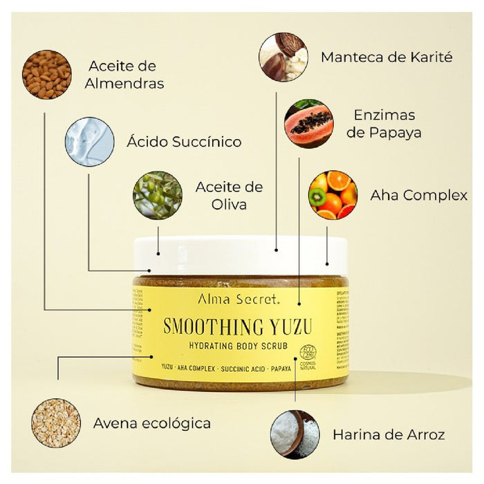 Exfoliante Corporal Smooothing Yuzu - 250 ml - Alma Secret - 3
