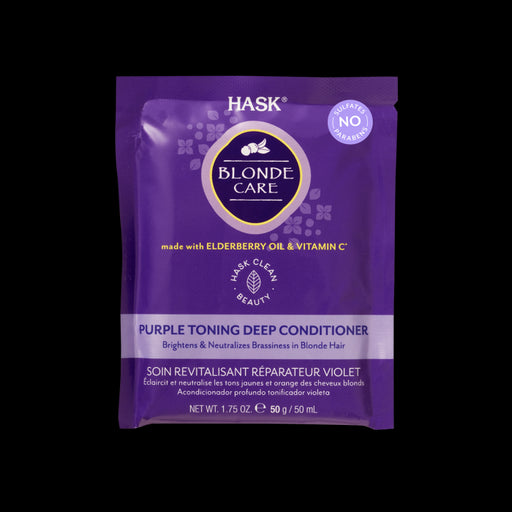 Blonde Care Purple Toning Deep Conditioner 50 gr - Hask - 1