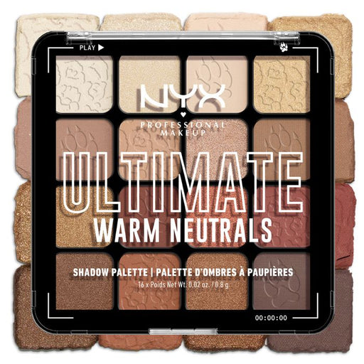 Ultimate Shadow Palette #warm Neutrals 16 X 0,83 gr - Nyx - 1