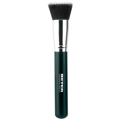 Brocha Maquillaje Kabuki Plana Pelo Sintético 17 cm - Beter - 1