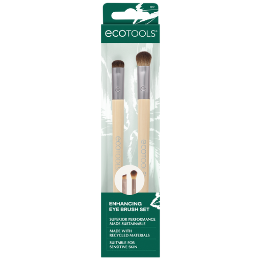 Eye Enhancing Duo Set - Duo de Brochas de Doble Punta para Ojos - Ecotools - 1