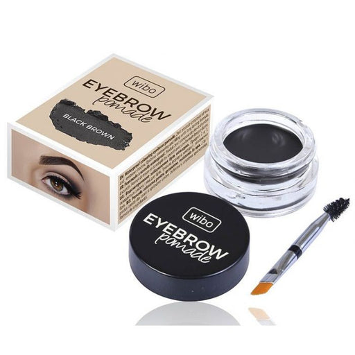 Crema para Cejas Waterproof Eyebrow Pomade - Wibo : 3 Black Brown - 1