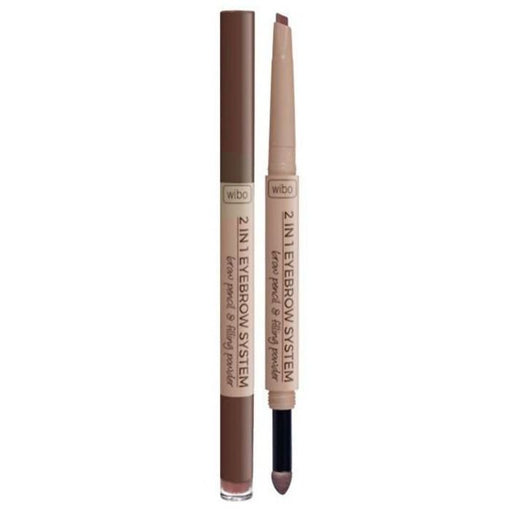 Lápiz de Cejas - 2 en 1 Eyebrow System Pencil - Wibo : 2 en 1 Eyebrow Pencil - 1 - 1