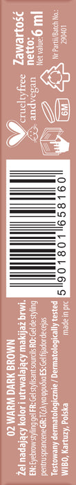 Color Brow Gel - Gel para cejas - 1 unidad - Nam : nr 2 - 2