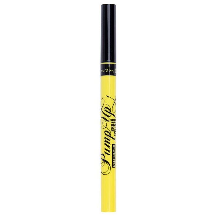 Lápiz de Ojos Ultra Negro con Pincel 3 gr - Pump Up Deep Black Eyeliner - Lovely - 1