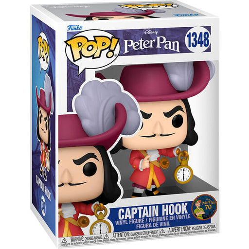 Figura Pop Disney Peter Pan 70th Anniversary Captain Hook - Funko - 1