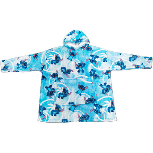 Bata Sudadera Oversize Stitch Disney Coral Adulto - Disney - 1