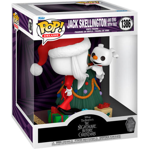 Figura Pop Deluxe Disney Pesadilla Antes de Navidad 30th Anniversary Jack Skellington and Zero - Funko - 1