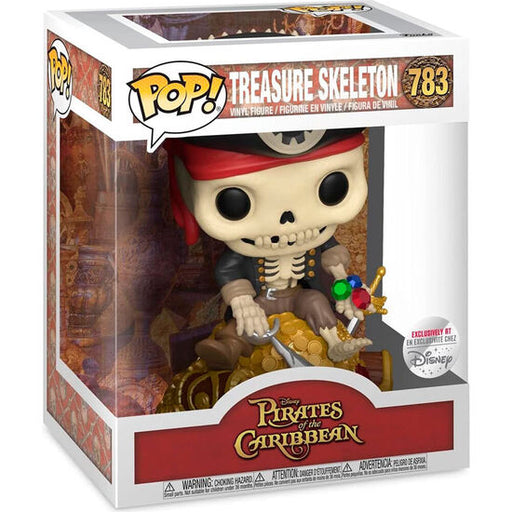 Figura Pop Deluxe Piratas Del Caribe Treasure Skeleton Exclusive - Funko - 2