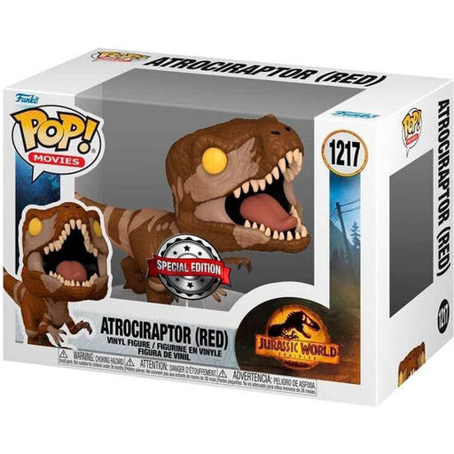 Figura Pop Jurassic World 3 Atrociraptor Red Exclusive - Funko - 1
