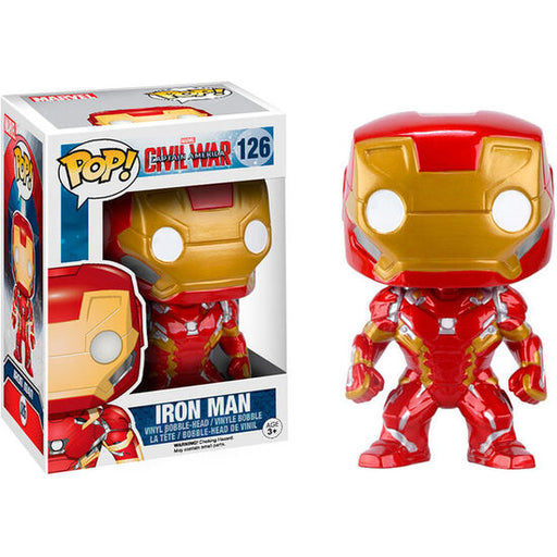 Figura Pop Marvel Civil War Iron Man - Funko - 1