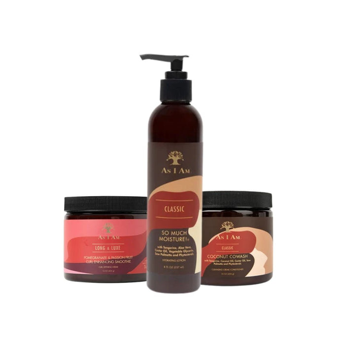 Pack Rizos Perfectos As i Am (Acondicionador, leave in y Definidor Coconut Cowash)