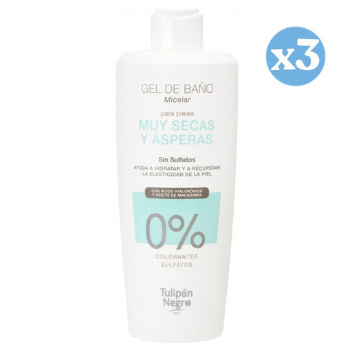 Pack 3x - Gel micelar pieles muy secas y Ásperas - Tulipan Negro - 1