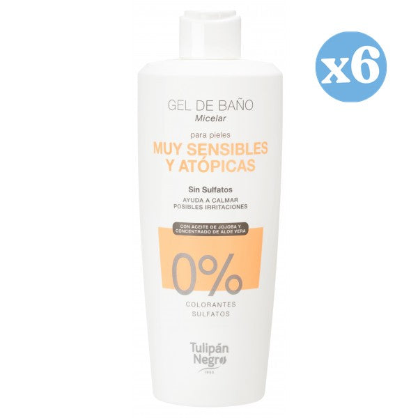 Pack 6x: Gel Micelar para Pieles Muy Sensibles y Atópicas - Tulipan Negro - 1