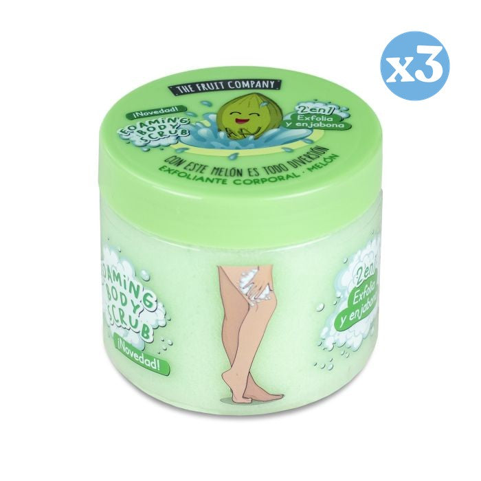 Pack 3x: Exfoliante Corporal 2 en 1 Melón 400ml - The Fruit Company - 1