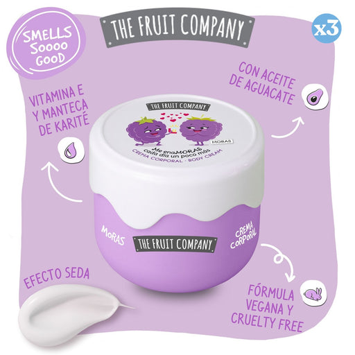 Pack 3x - CREMA CORPORAL MORAS 185 ML - The Fruit Company - 2