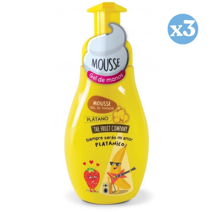 Pack 3x - Espuma Gel Manos Plátano - The Fruit Company - The Fruit Company - 1