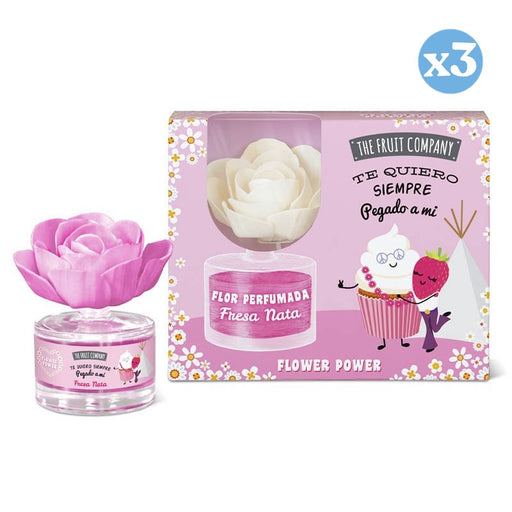 Pack 3x: Ambientador en Flor - Fresa Nata - The Fruit Company - 1