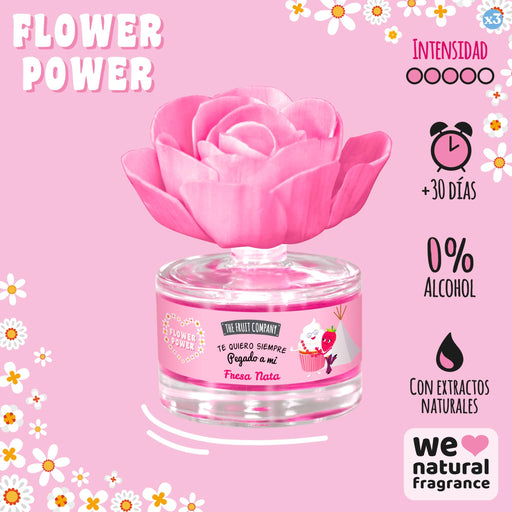 Pack 3x - Flor Perfumada Fresa Nata - The Fruit Company - The Fruit Company - 2