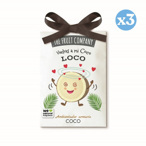 Pack 3x: Ambientador de Armario de Coco - The Fruit Company - 1