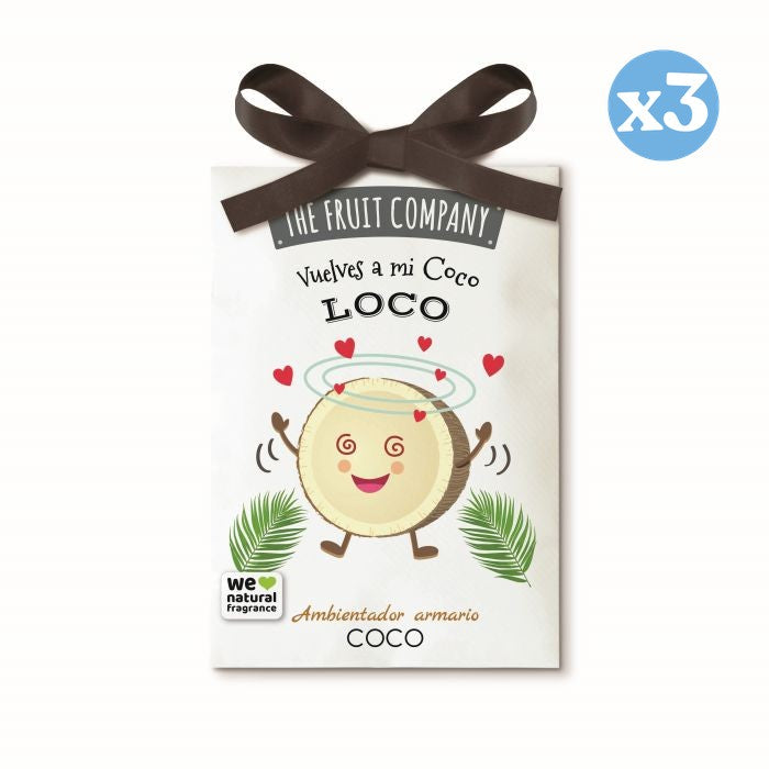 Pack 3x - Ambientador armario coco - The Fruit Company - The Fruit Company - 1