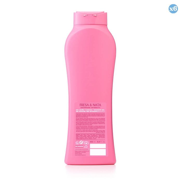 Pack 6x - Kiss fresa y nata gel de baño y ducha - Tulipan Negro - 2