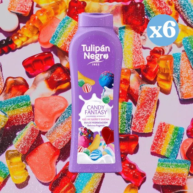 Pack 6x: Gel de Baño Candy Fantasy 650ml - Tulipan Negro - 3