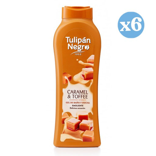 Pack 6x - Gel de baño caramel cream toffee - Tulipan Negro - 1